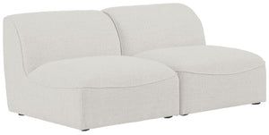 Meridian Furniture - Miramar - Modular Sofa Armless - 2 Seats - 5th Avenue Furniture
