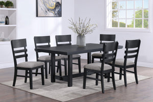 Crown Mark - Guthrie - Dining Table - Charcoal - 5th Avenue Furniture