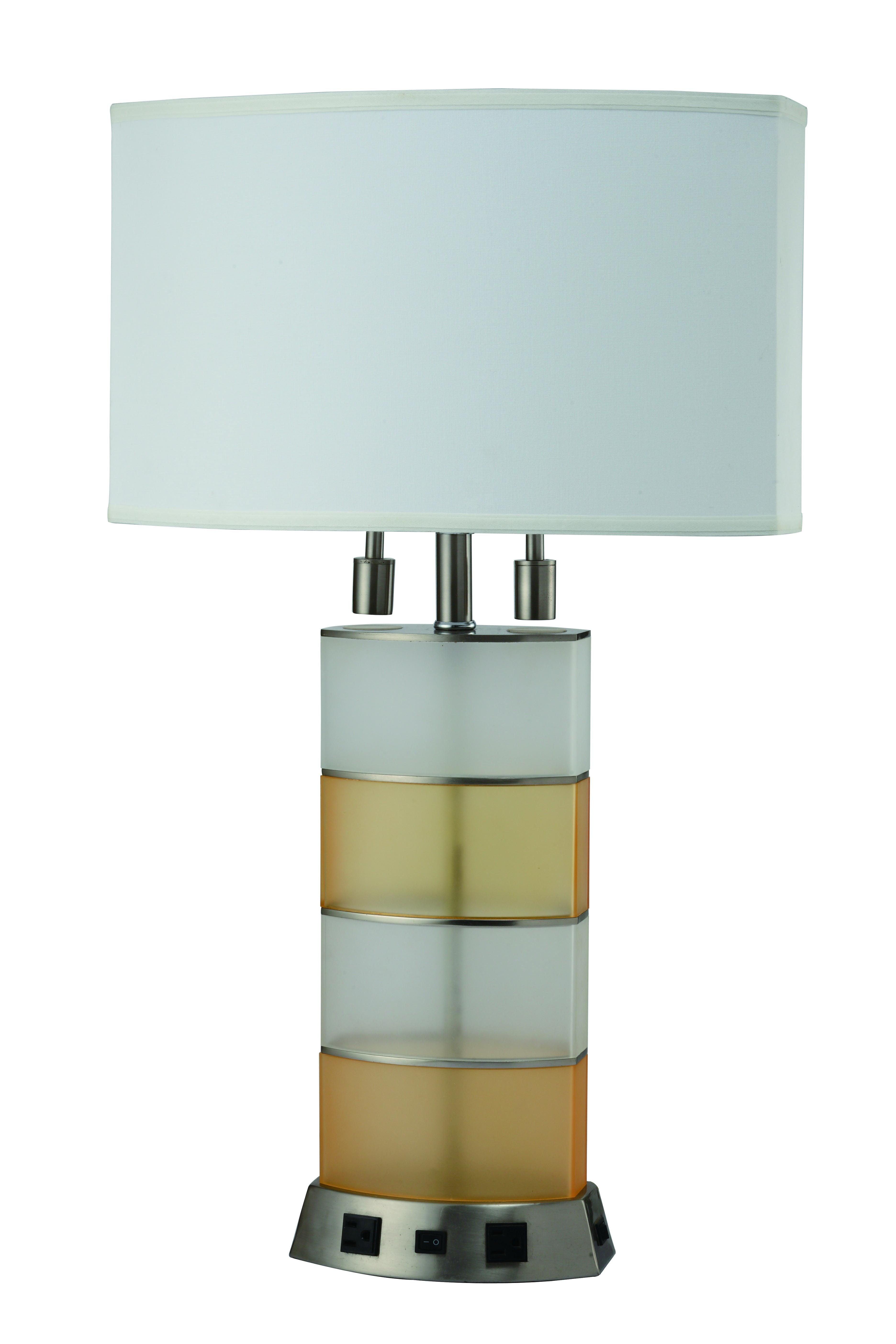 Crown Mark - 19.5" Height Table Lamp - Gold - 5th Avenue Furniture