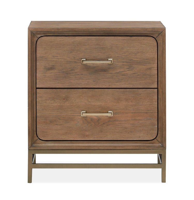 Magnussen Furniture - Lindon - Drawer Nightstand - Belgian Wheat - 5th Avenue Furniture