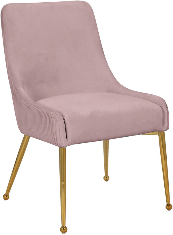 Meridian Furniture - Ace - Dining Chair with Gold Legs (Set of 2) - 5th Avenue Furniture