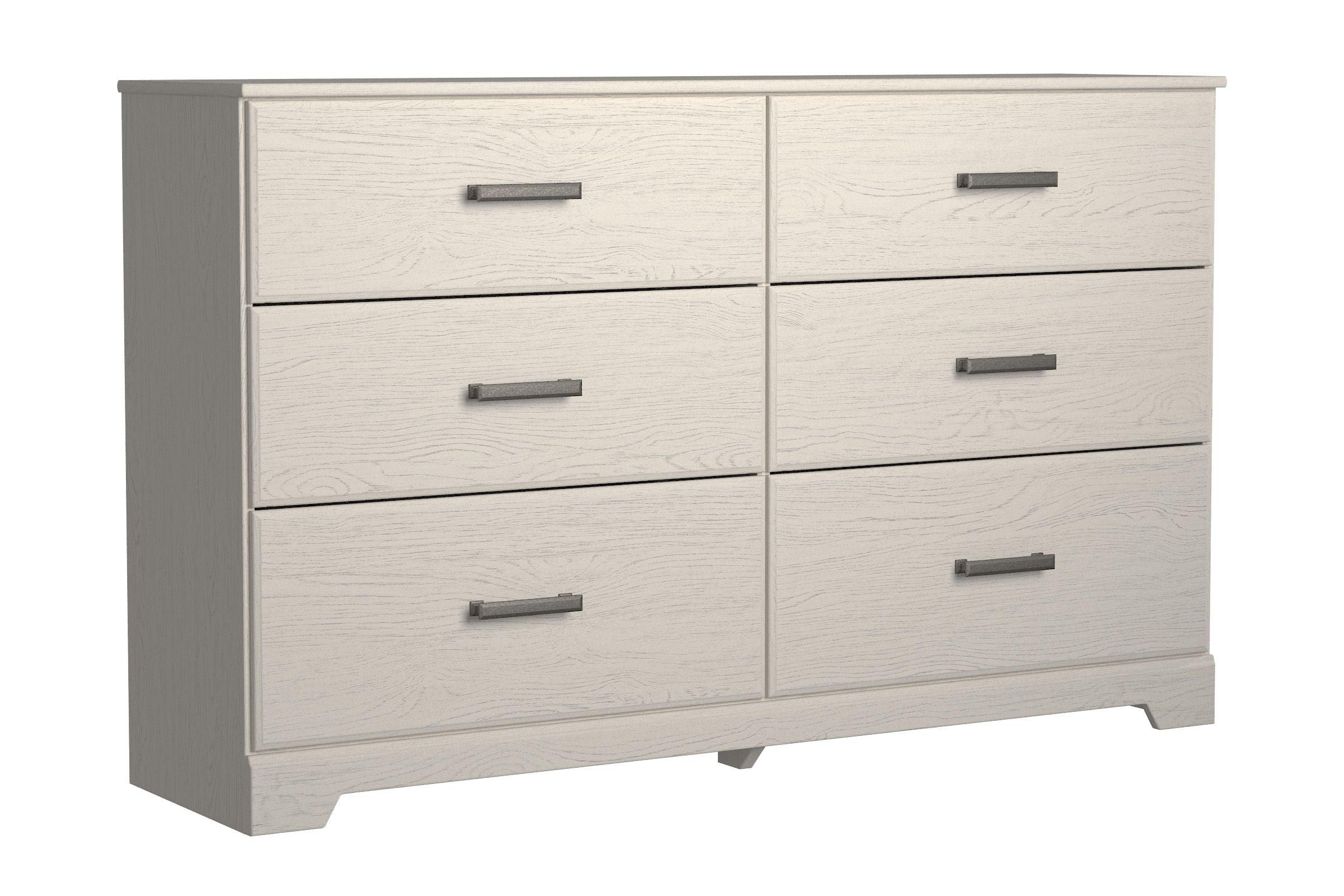 Ashley Furniture - Stelsie - White - Six Drawer Dresser - 5th Avenue Furniture