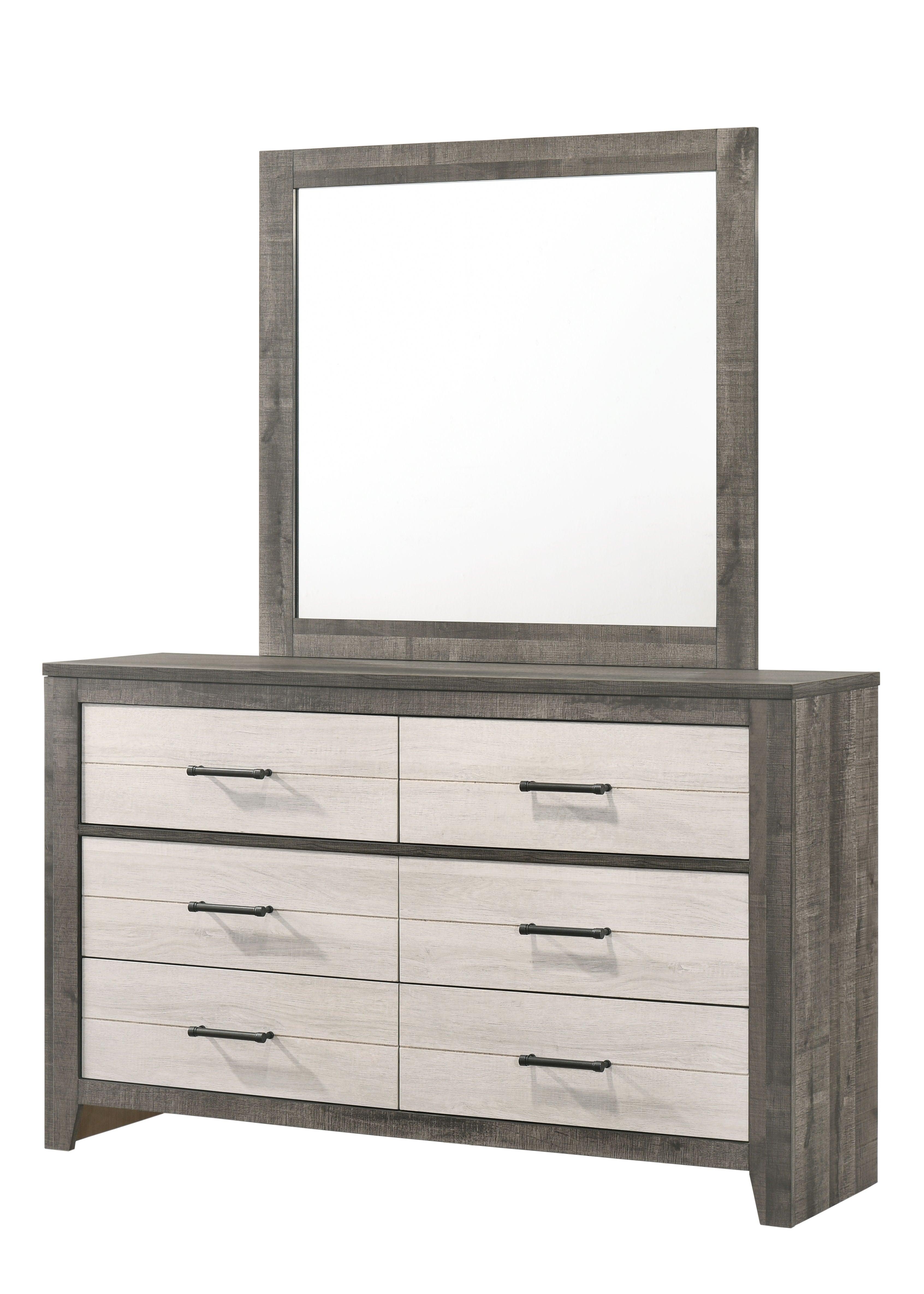 Crown Mark - Rhett - Dresser, Mirror - 5th Avenue Furniture