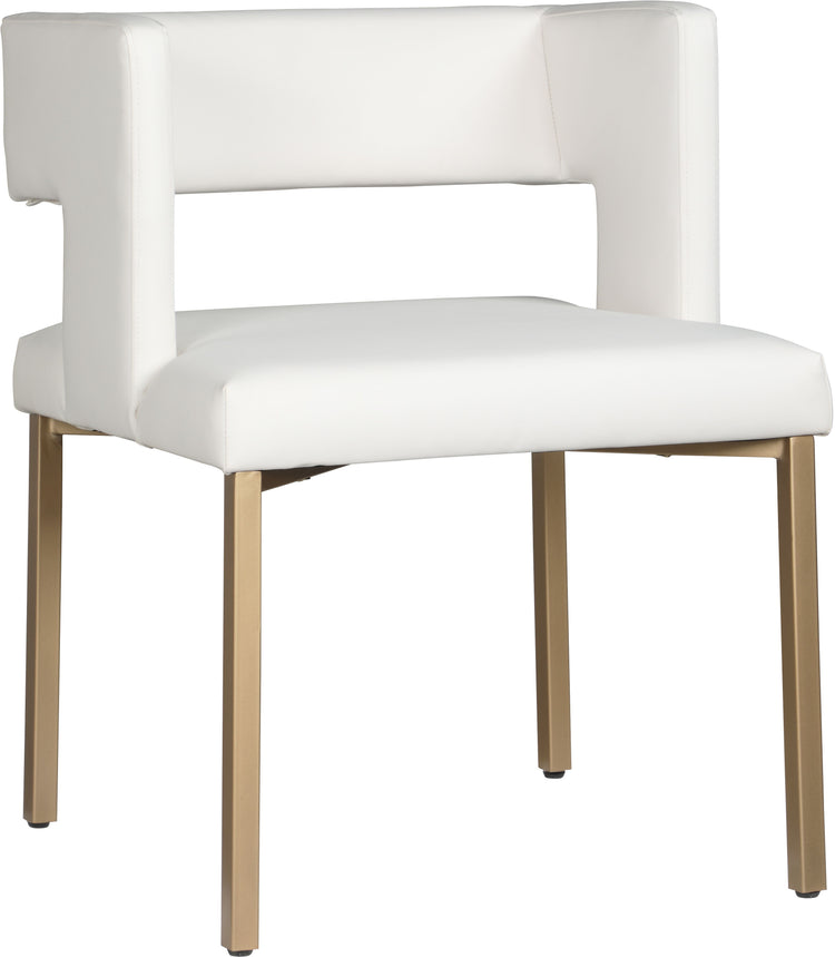 Caleb - Dining Chair with Gold Legs (Set of 2) - 5th Avenue Furniture