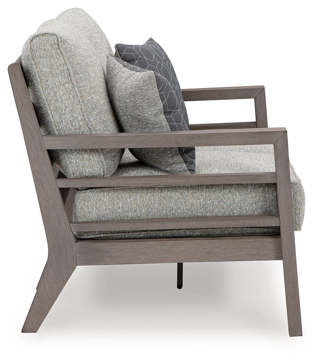 Hillside Barn - Gray / Brown - Loveseat W/Cushion - 5th Avenue Furniture