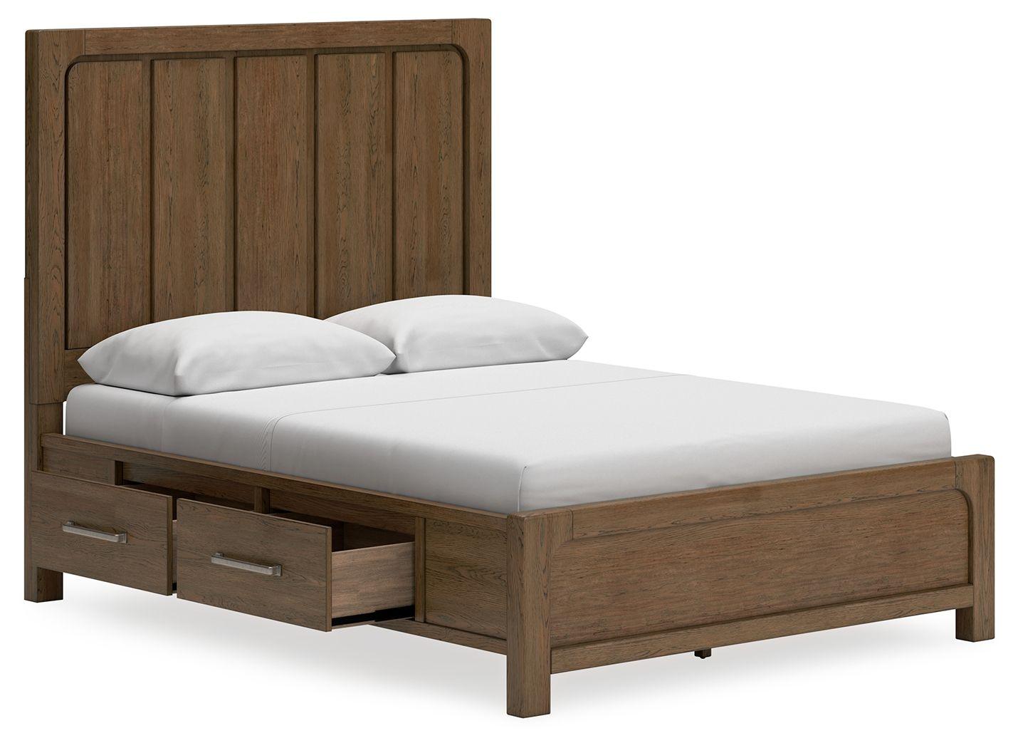 Signature Design by Ashley® - Cabalynn - Panel Bed With Storage - 5th Avenue Furniture