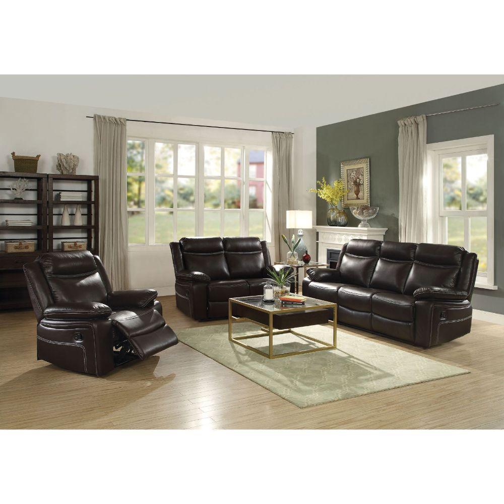 ACME - Corra - Loveseat - Espresso PU - 5th Avenue Furniture