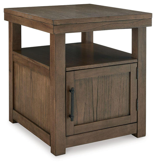 Signature Design by Ashley® - Boardernest - Brown - Rectangular End Table - 5th Avenue Furniture