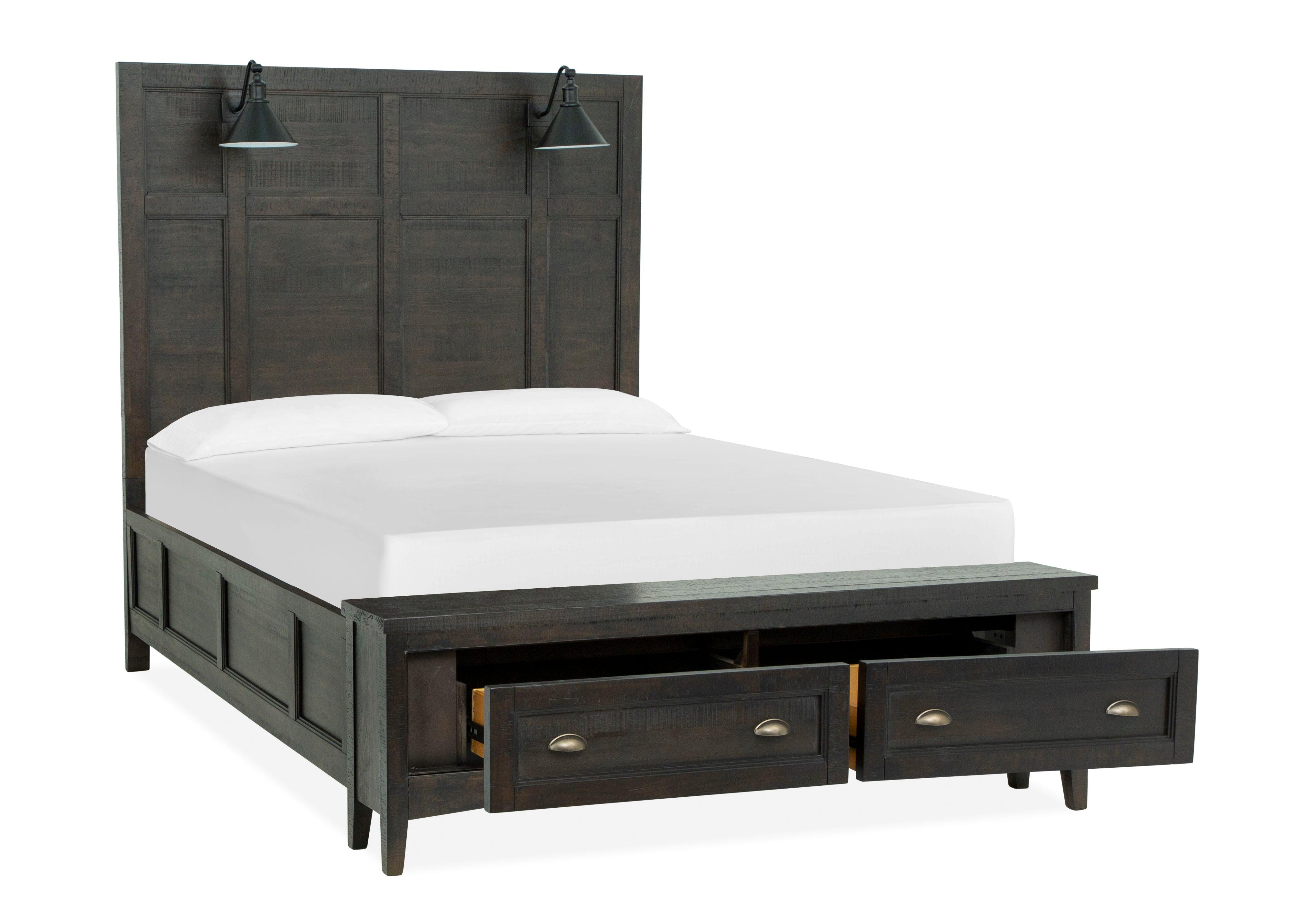 Magnussen Furniture - Westley Falls - Complete Lamp Panel Storage Bed - 5th Avenue Furniture