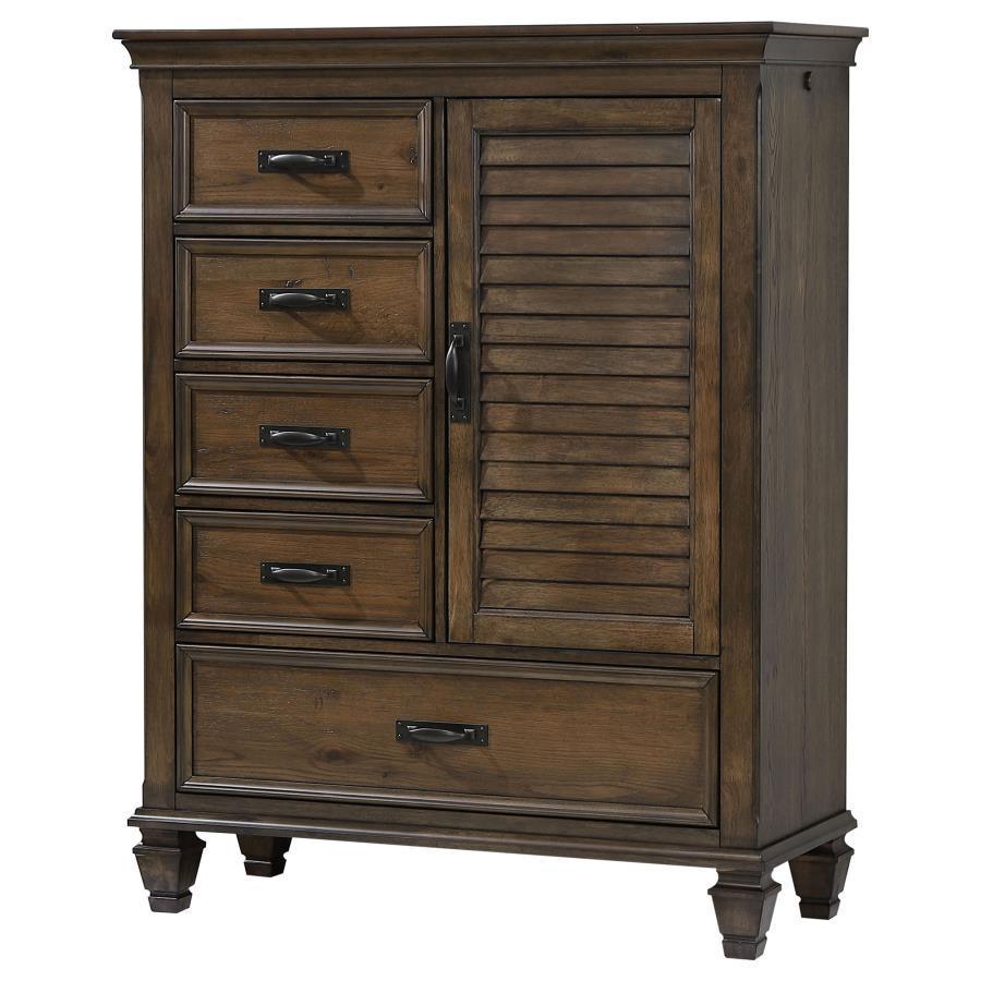 CoasterEssence - Franco - 5-drawer Gentleman’s Chest - 5th Avenue Furniture