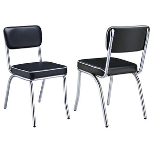 CoasterEveryday - Retro - Open Back Side Chairs (Set of 2) - 5th Avenue Furniture