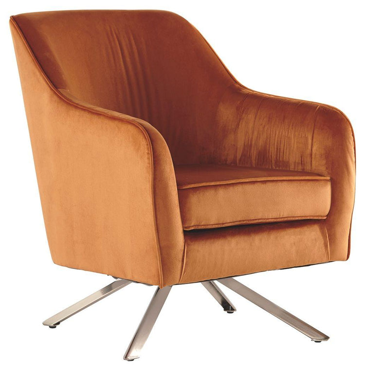 Ashley Furniture - Hangar - Rust - Accent Chair - 5th Avenue Furniture