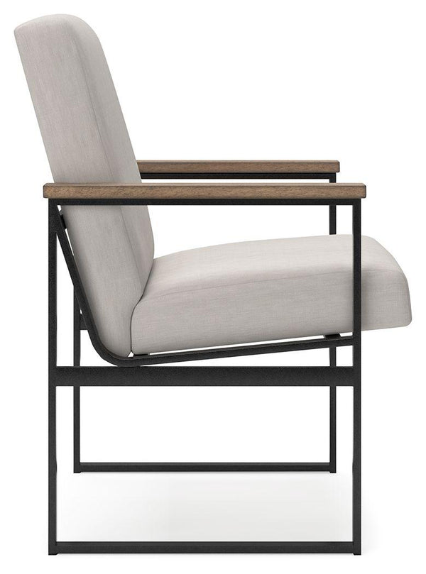 Signature Design by Ashley® - Montia - Light Brown - Home Office Desk Chair - 5th Avenue Furniture