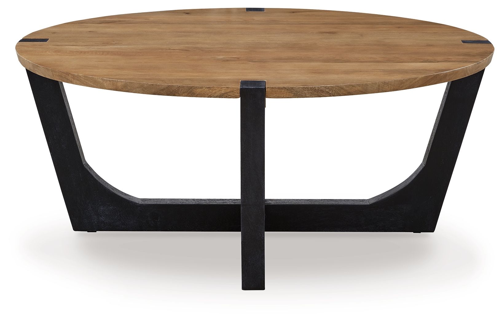 Hanneforth - Brown - Round Cocktail Table - 5th Avenue Furniture