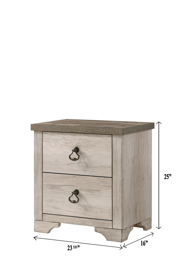 Crown Mark - Patterson - Nightstand - Beige - 5th Avenue Furniture