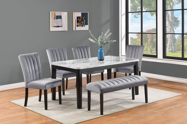 Crown Mark - Pascal - Side Chair (Set of 2) - Gray - 5th Avenue Furniture