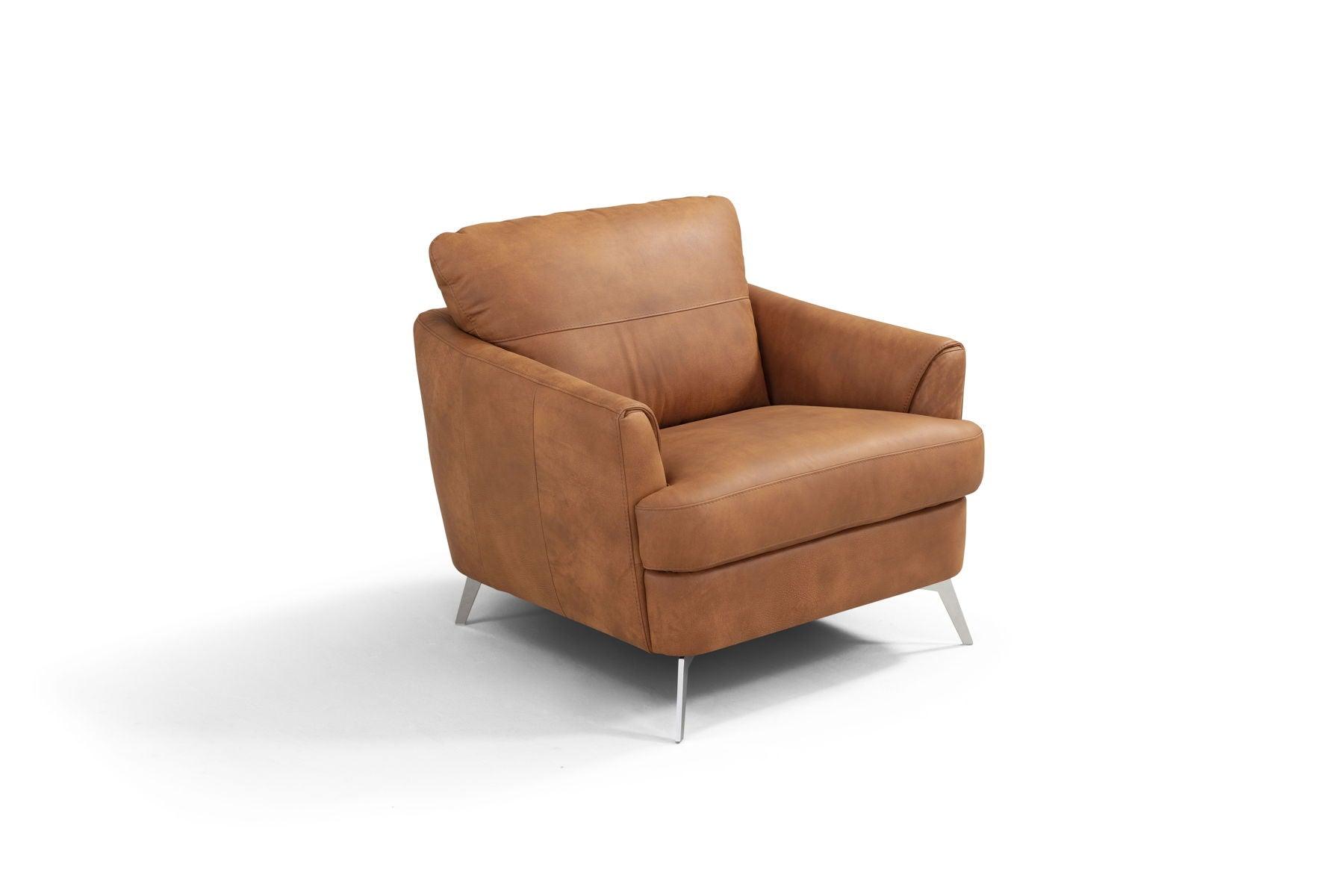 ACME - Safi - Chair - CapPUchino Leather - 5th Avenue Furniture