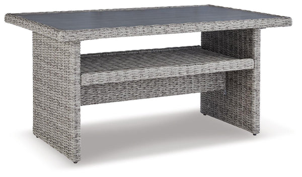 Signature Design by Ashley® - Naples Beach - Light Gray - Rect Multi-use Table - 5th Avenue Furniture