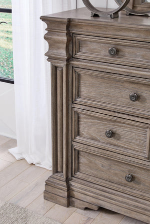 Signature Design by Ashley® - Blairhurst - Light Grayish Brown - Dresser And Mirror - 5th Avenue Furniture