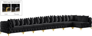 Meridian Furniture - Tremblay - Modular Sectional 8 Piece - Black - Modern & Contemporary - 5th Avenue Furniture