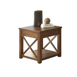 Steve Silver Furniture - Lenka - End Table - Brown - 5th Avenue Furniture