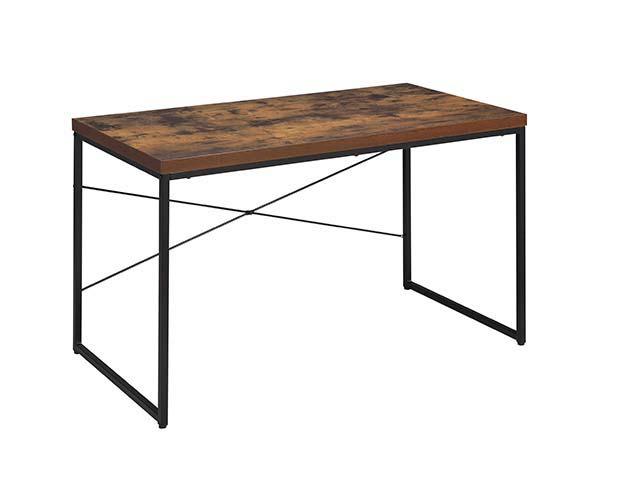 ACME - Bob - Console Table - Weathered Oak & Black Finish - 5th Avenue Furniture