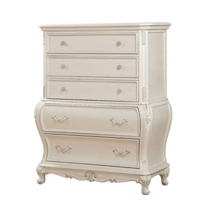 ACME - Chantelle - Chest - Pearl White - 5th Avenue Furniture