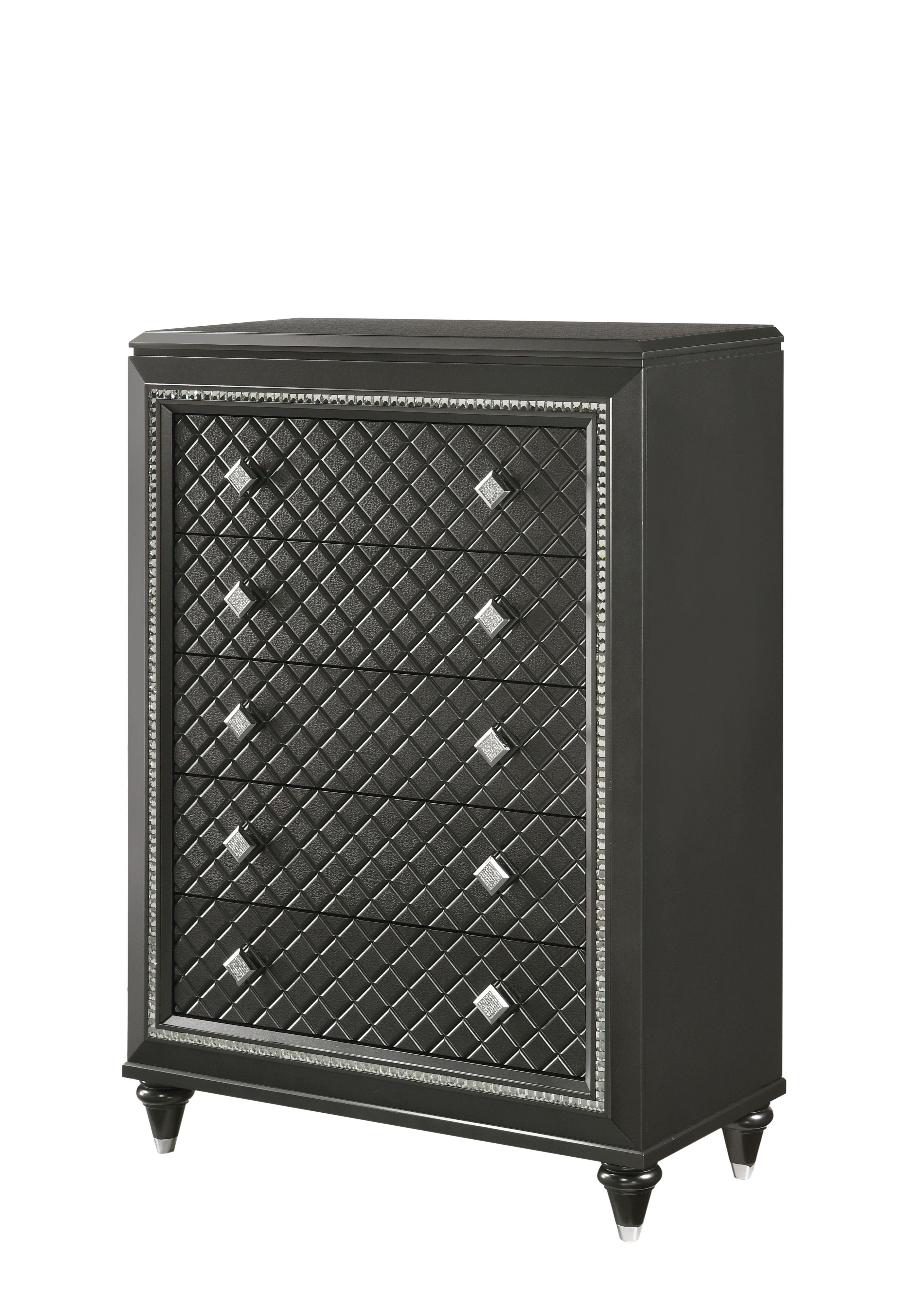 Crown Mark - Giovani - Chest - Gray - 5th Avenue Furniture