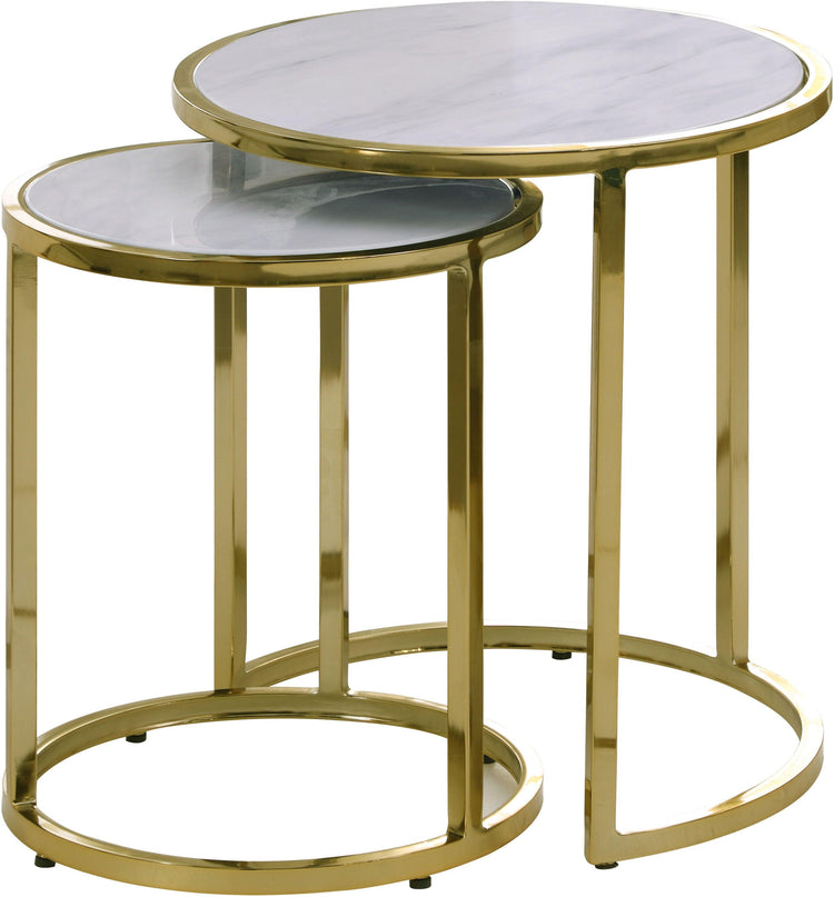 Meridian Furniture - Massimo - End Table - Gold - 5th Avenue Furniture