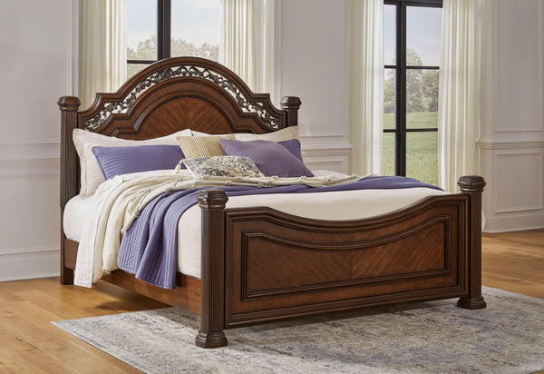 Signature Design by Ashley® - Lavinton - Poster Bed - 5th Avenue Furniture