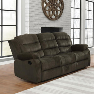 CoasterEveryday - Rodman - Pillow Top Arm Motion Sofa - Olive Brown - 5th Avenue Furniture