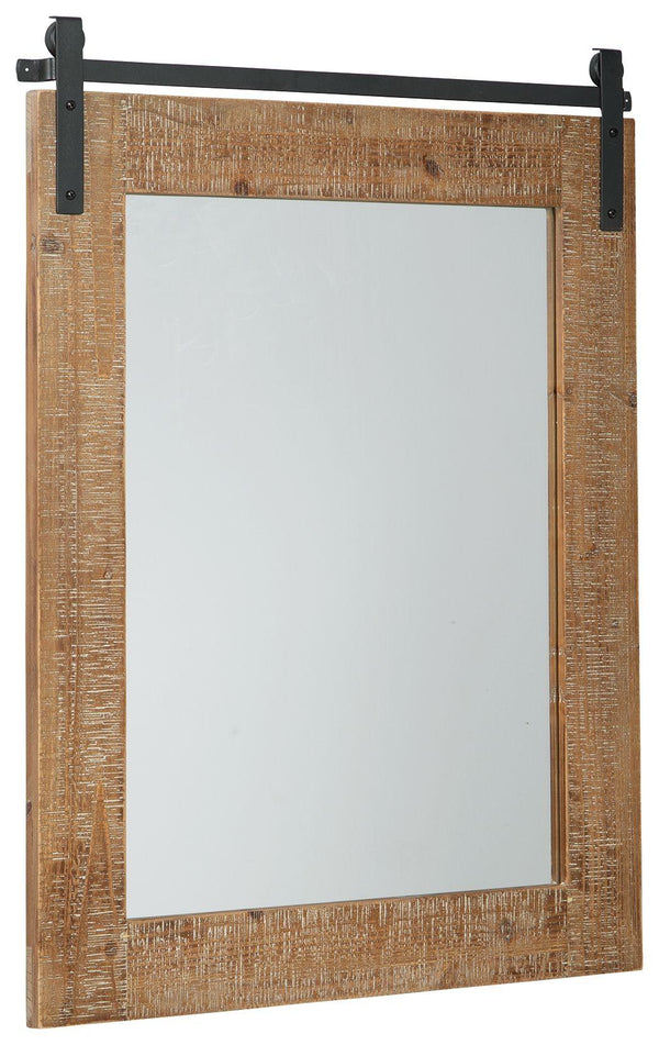 Ashley Furniture - Lanie - Antique Brown - Accent Mirror - 5th Avenue Furniture