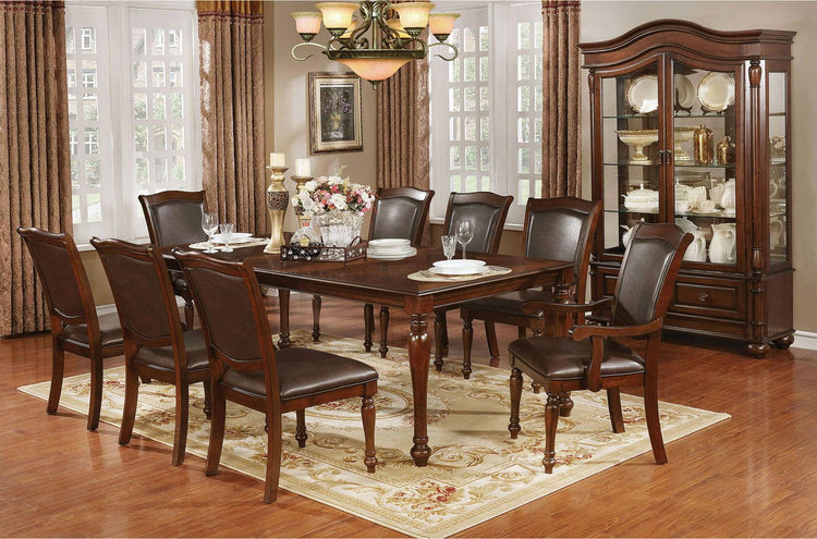 Furniture of America - Sylvana - Arm Chair (Set of 2) - Brown Cherry / Espresso - 5th Avenue Furniture