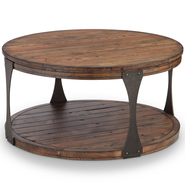 Magnussen Furniture - Montgomery - Industrial Round Table - 5th Avenue Furniture