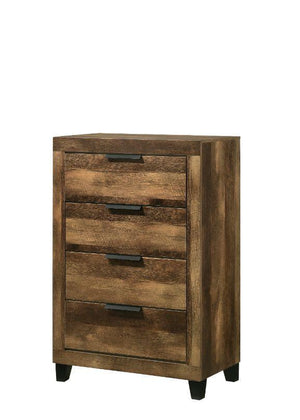 ACME - Morales - Chest - Rustic Oak Finish - 5th Avenue Furniture