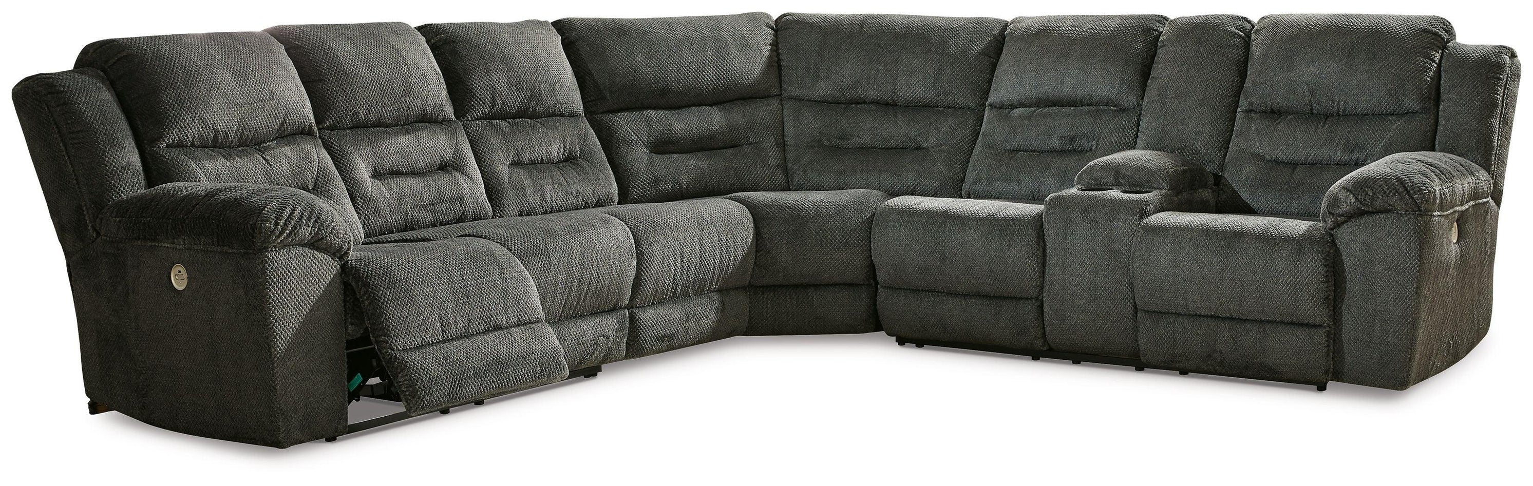 Signature Design by Ashley® - Nettington - Power Reclining Sectional - 5th Avenue Furniture