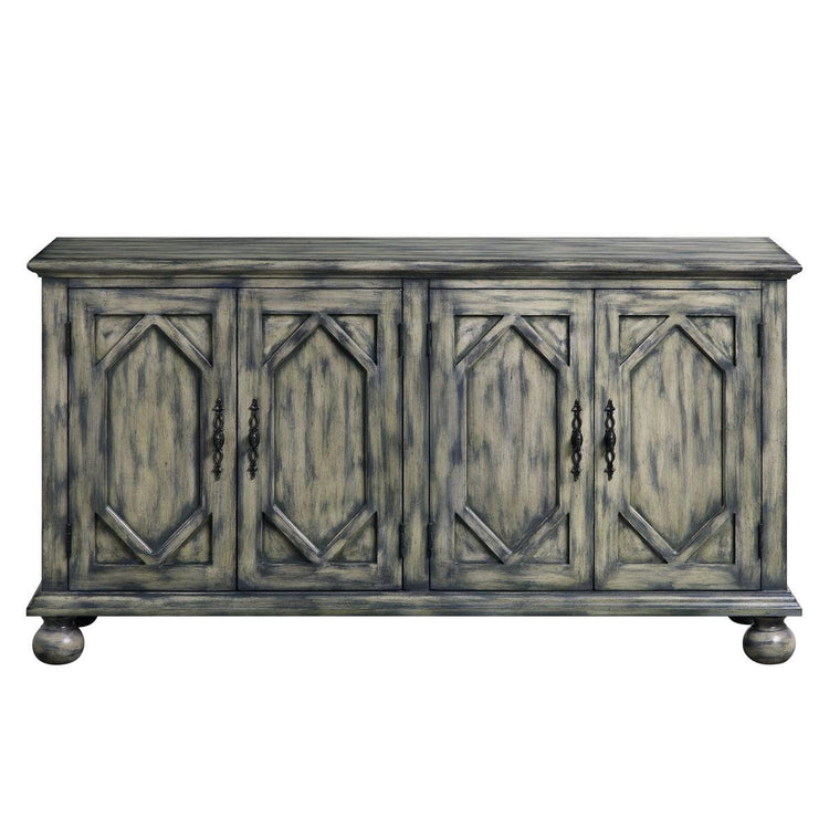 ACME - Pavan - Accent Table - Rustic Gray - 5th Avenue Furniture