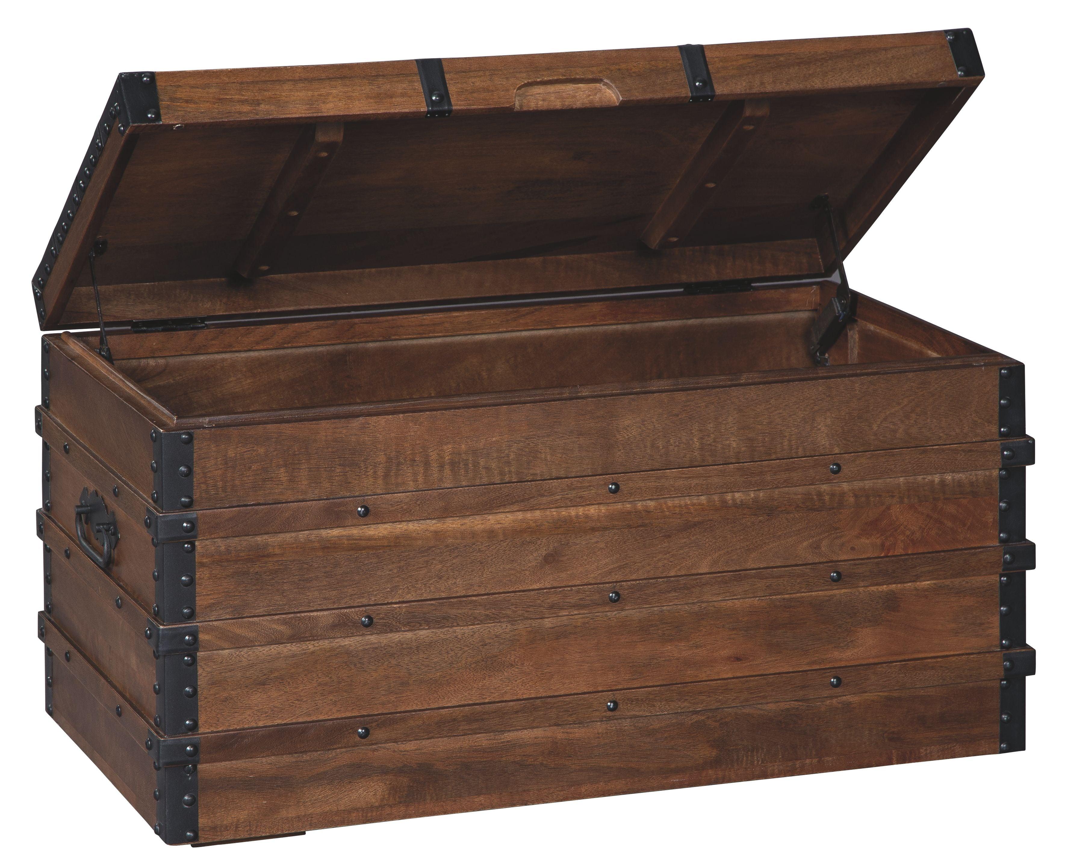 Ashley Furniture - Kettleby - Brown - Storage Trunk - 5th Avenue Furniture