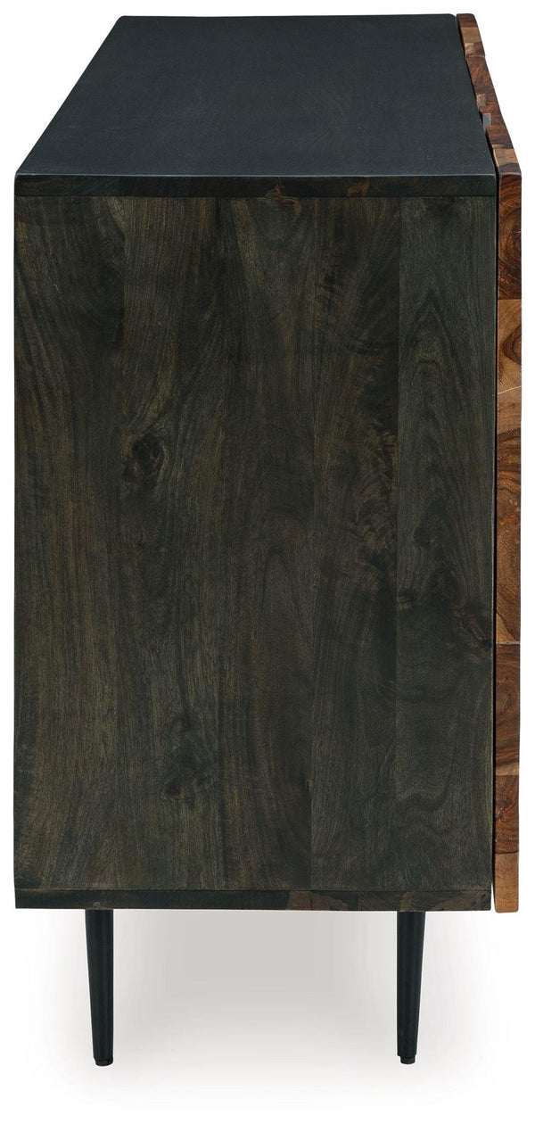 Signature Design by Ashley® - Darrey - Natural / Brown - Accent Cabinet - 5th Avenue Furniture
