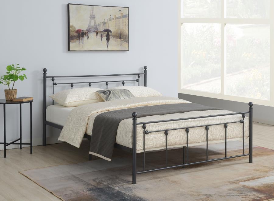 CoasterEveryday - Canon - Metal Slatted Headboard Platform Bed - 5th Avenue Furniture