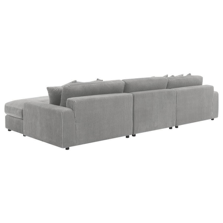 Coaster Fine Furniture - Blaine - 105" Upholstered Reversible Sectional - 5th Avenue Furniture