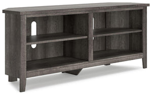 Signature Design by Ashley® - Arlenbry - Gray - Medium Corner TV Stand - 5th Avenue Furniture