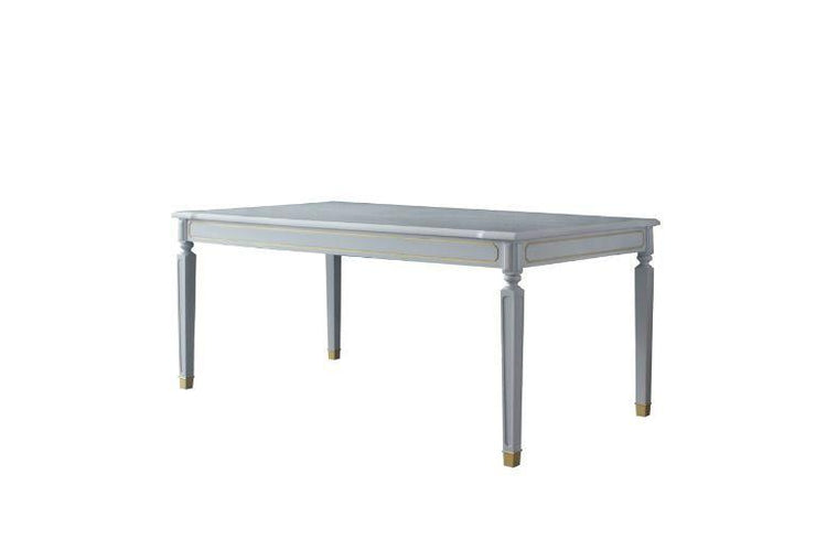 ACME - House - Marchese Dining Table - Pearl Gray Finish - 5th Avenue Furniture