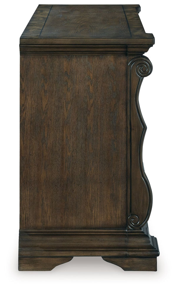 Maylee - Dark Brown - Dining Room Buffet - 5th Avenue Furniture