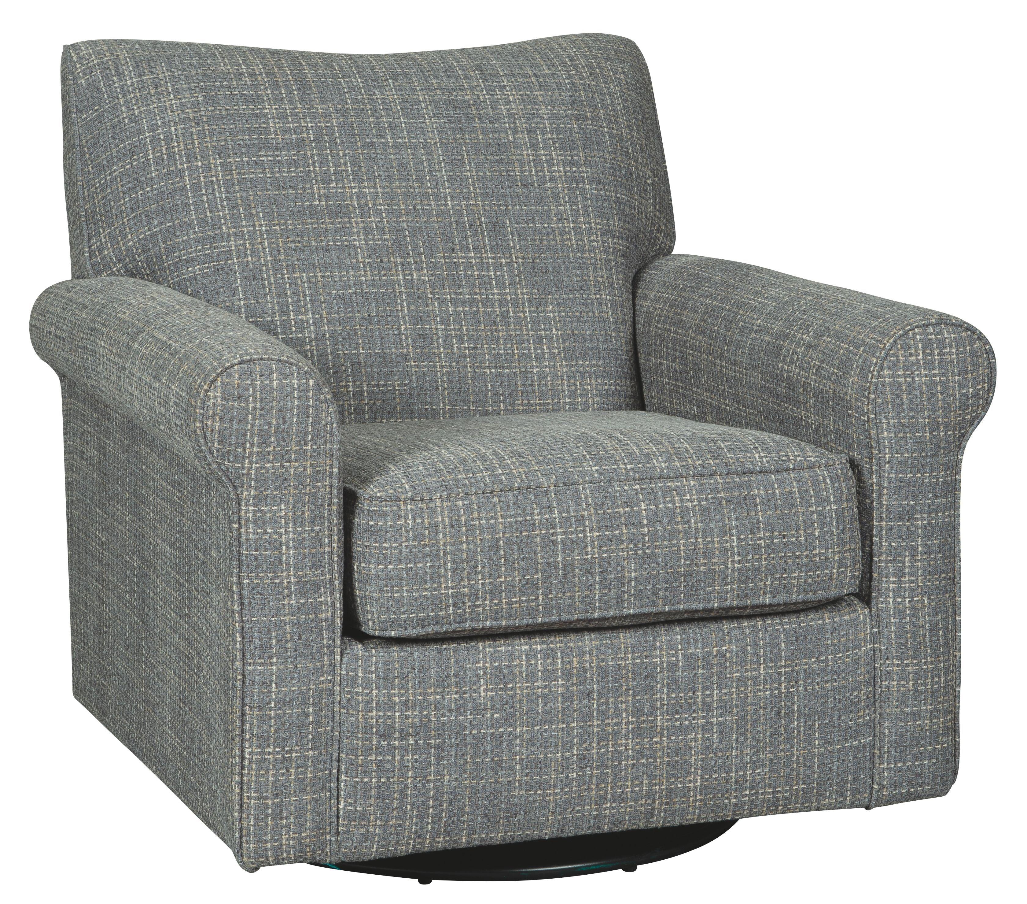 Ashley Furniture - Renley - Ash - Swivel Glider Accent Chair - 5th Avenue Furniture