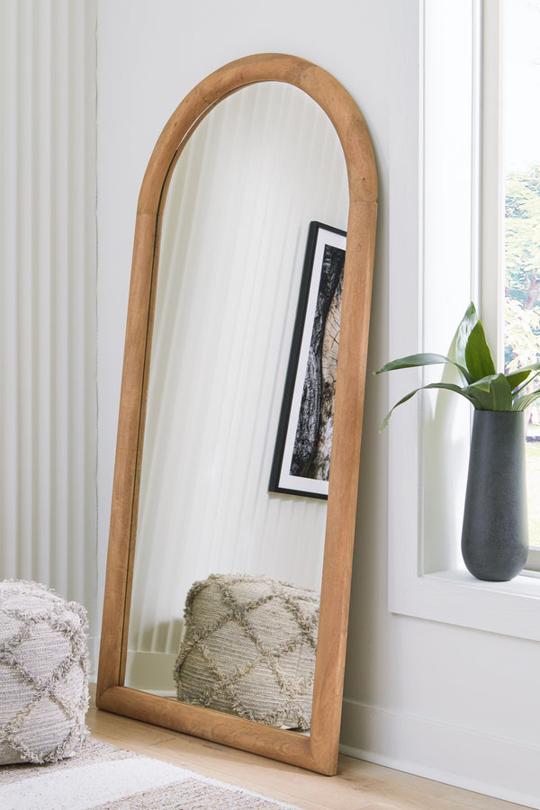 Dairville - Brown - Floor Mirror - 5th Avenue Furniture