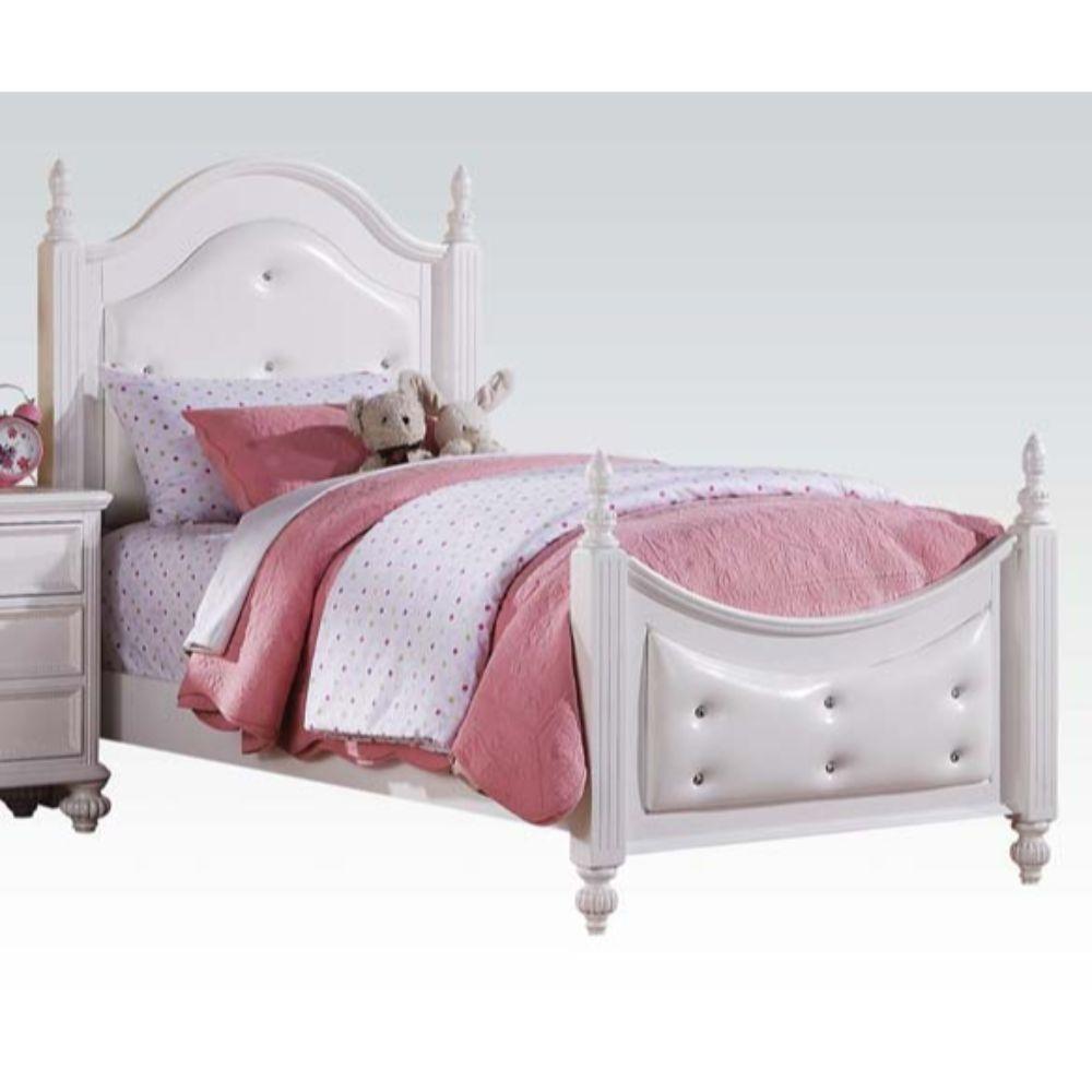 ACME - Athena - Full Bed - White - 5th Avenue Furniture