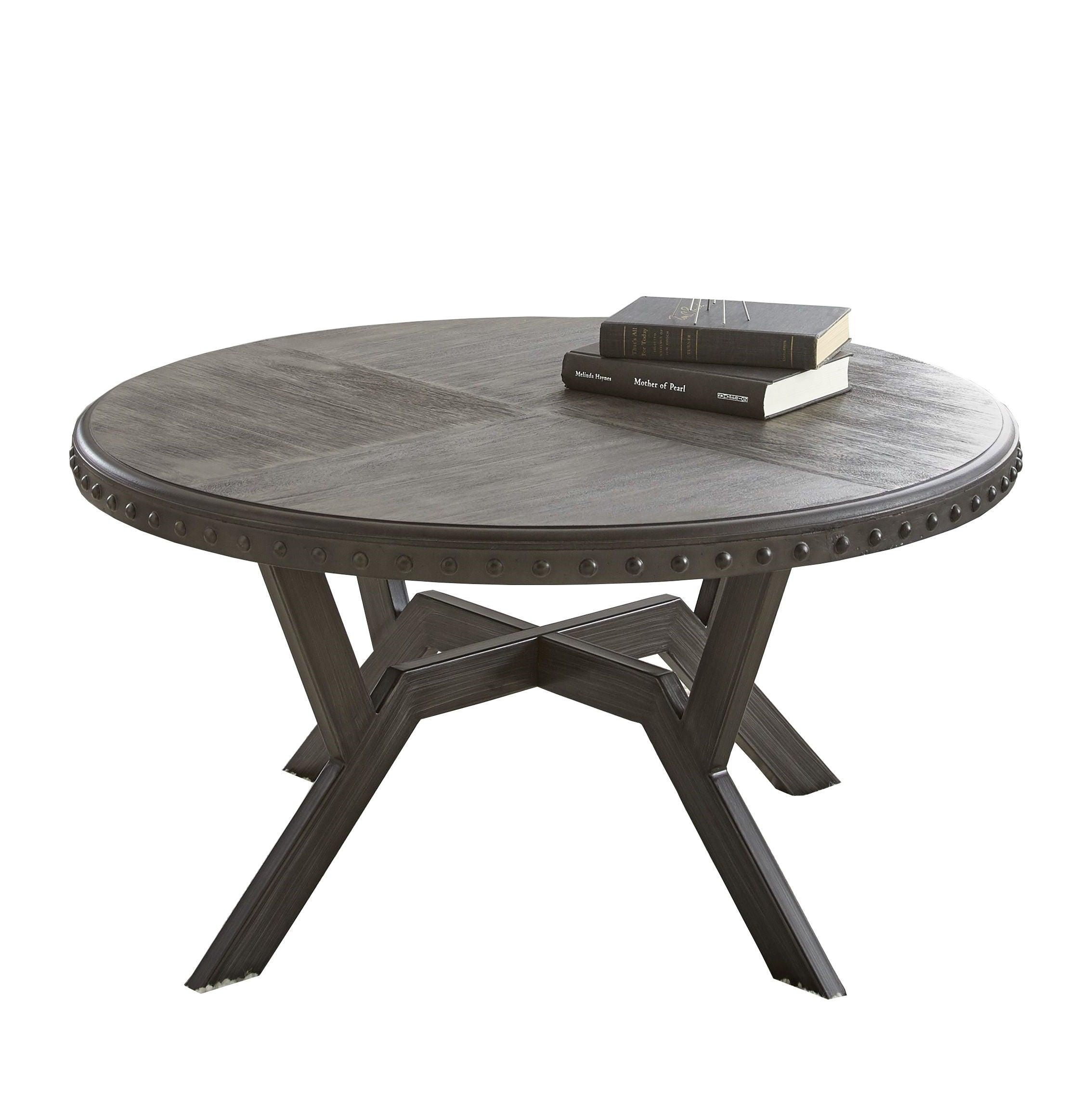 Steve Silver Furniture - Alamo - Round Cocktail Table - Gray - 5th Avenue Furniture