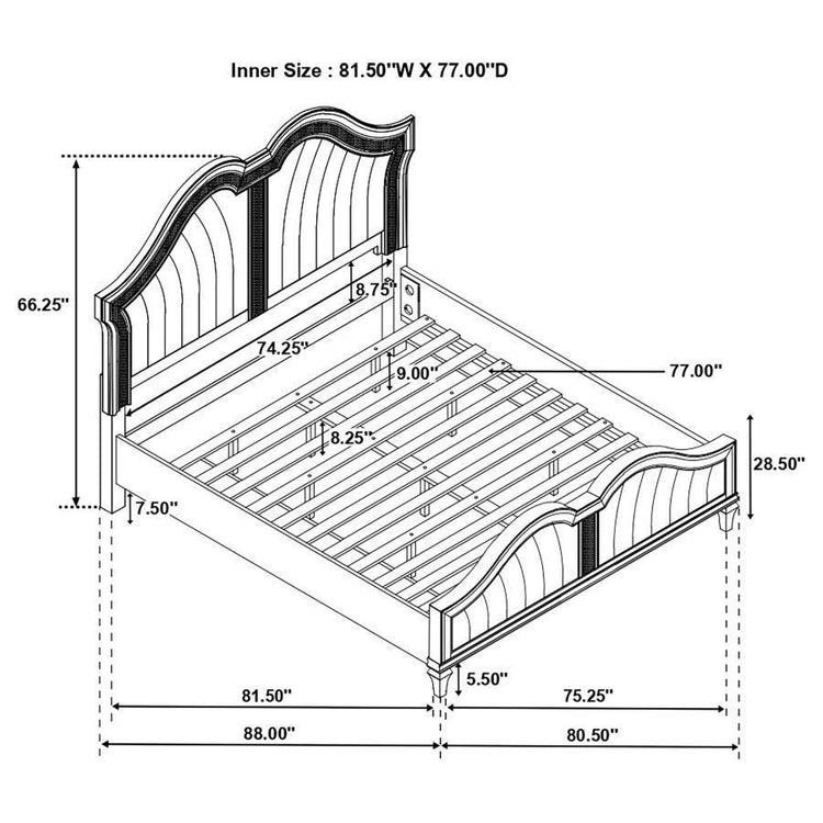 CoasterElevations - Evangeline - Bed - 5th Avenue Furniture