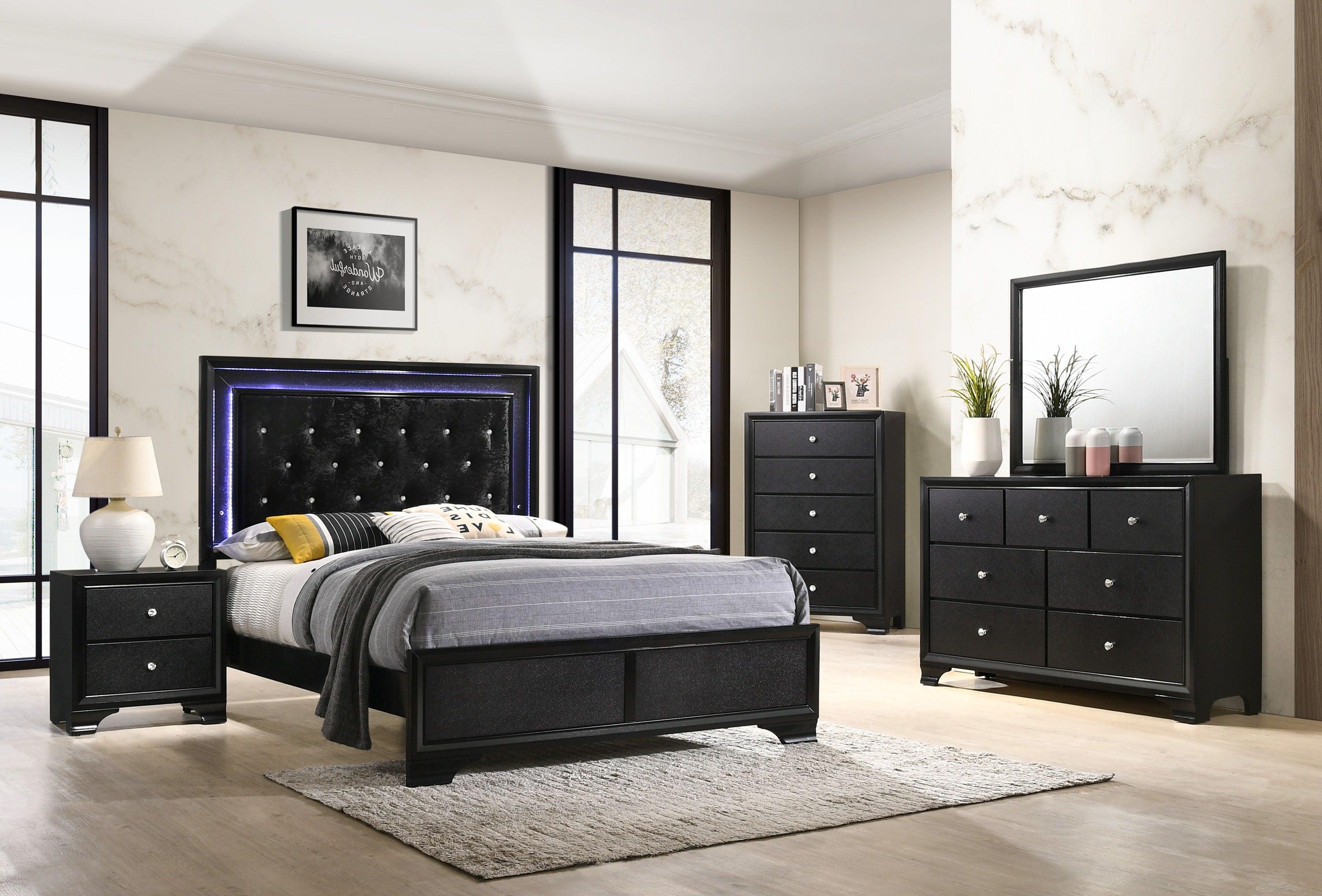 Crown Mark - Micah - Chest - Black - 5th Avenue Furniture